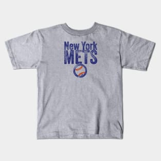 Mets Baseball Weathered Kids T-Shirt